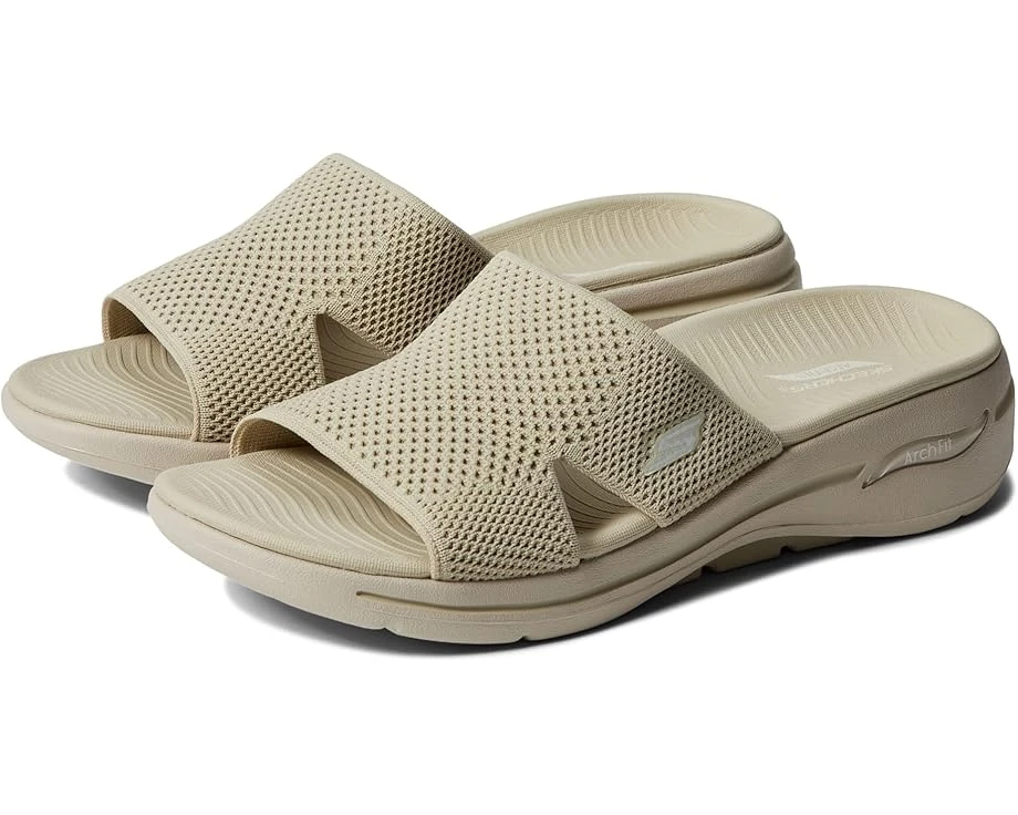 SKECHERS Performance Go Walk Arch Fit Knit Slide
