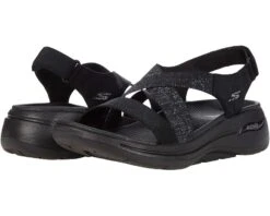 SKECHERS Performance Go Walk Arch Fit Cross Band Quarter Strap